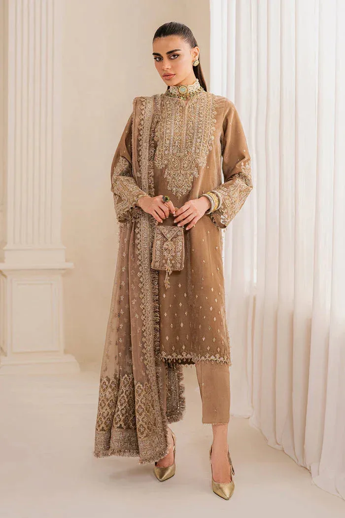 Baroque Velvet 25 Light Brown Chiffon – view 1 – Poshaq