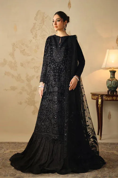 Baroque Velvet 25 Black Organza – view 1 – Poshaq