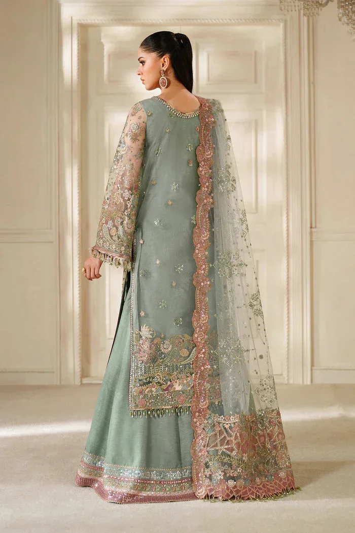 Baroque Chantelle 25 Mint Green Organza – view 3 – Poshaq