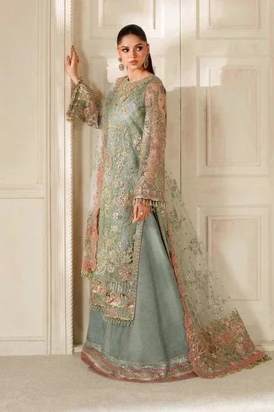 Baroque Chantelle 25 Mint Green Organza – view 8 – Poshaq