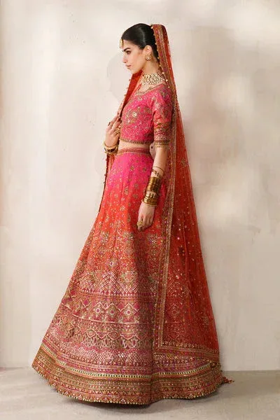 Baroque Chantelle 25 Hot Pink Raw Silk – view 10 – Poshaq