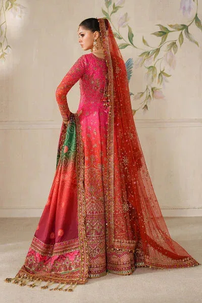 Baroque Chantelle 25 Hot Pink Raw Silk – view 3 – Poshaq
