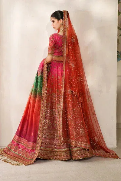 Baroque Chantelle 25 Hot Pink Raw Silk – view 5 – Poshaq