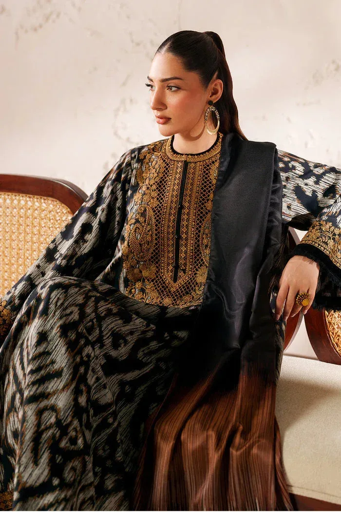 Baroque Luxury Pret 25 Black Organza – view 5 – Poshaq
