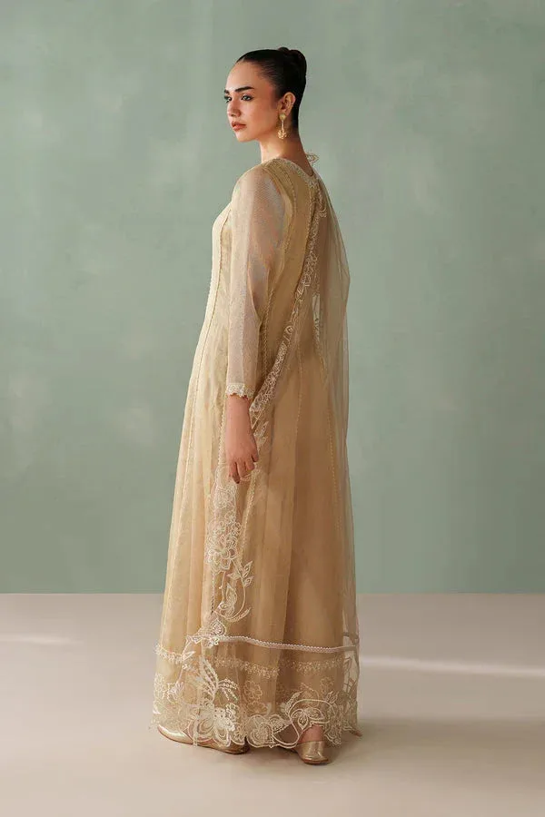 Baroque Luxury Pret 25 Beige Masoori – view 2 – Poshaq