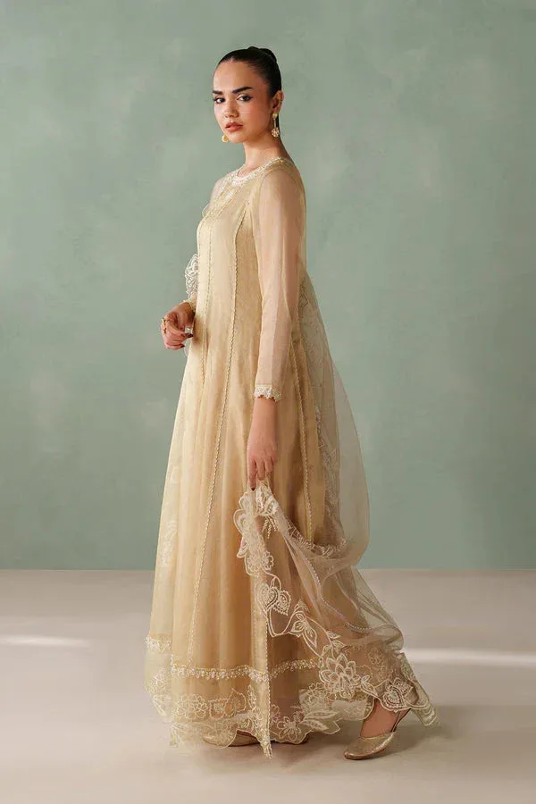 Baroque Luxury Pret 25 Beige Masoori – view 4 – Poshaq