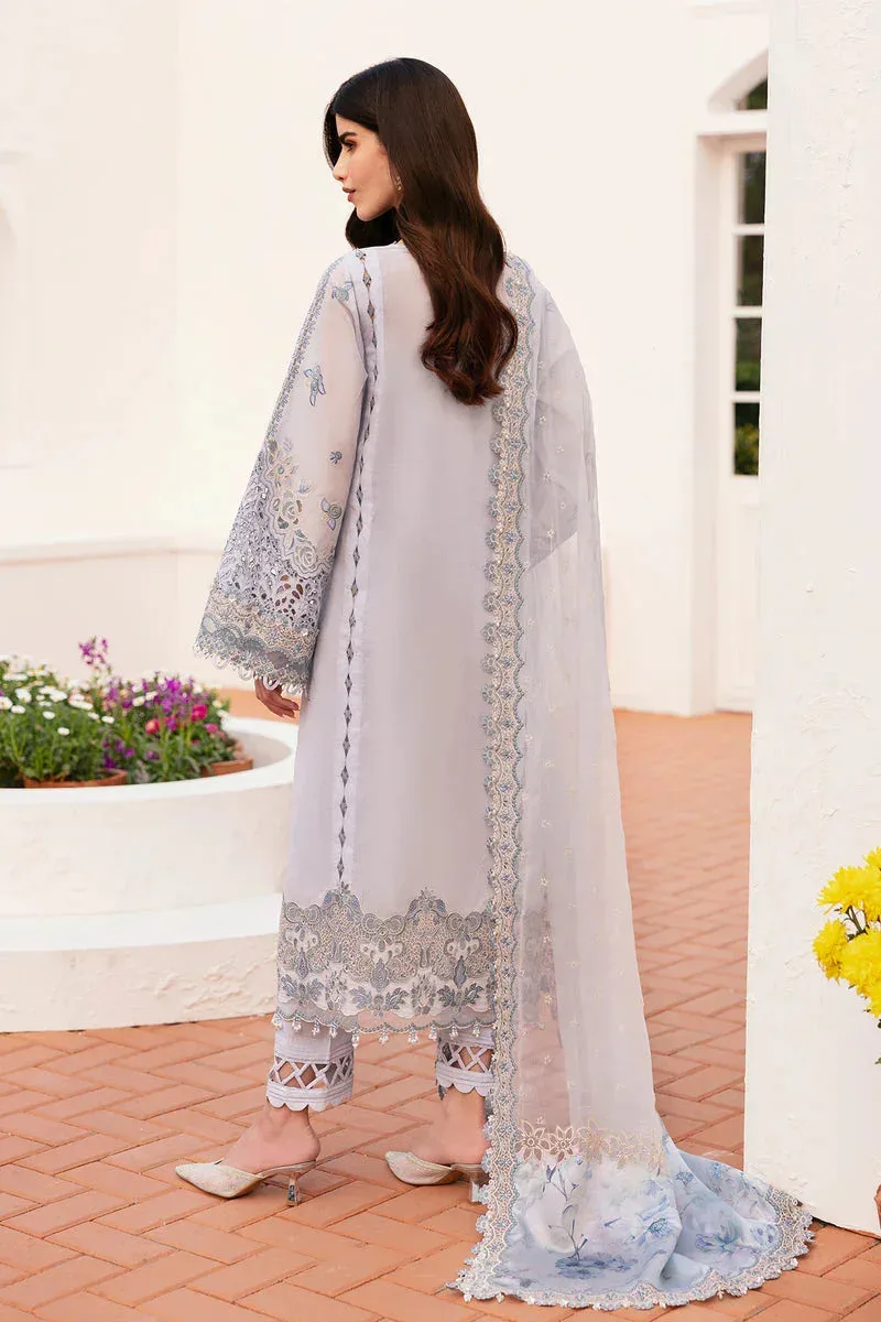 Baroque Eid Lawn 25 Off White Jacquard – view 2 – Poshaq
