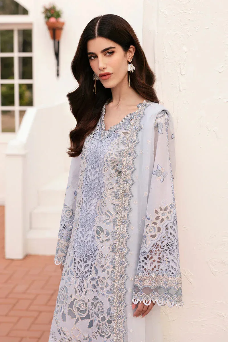 Baroque Eid Lawn 25 Off White Jacquard – view 3 – Poshaq