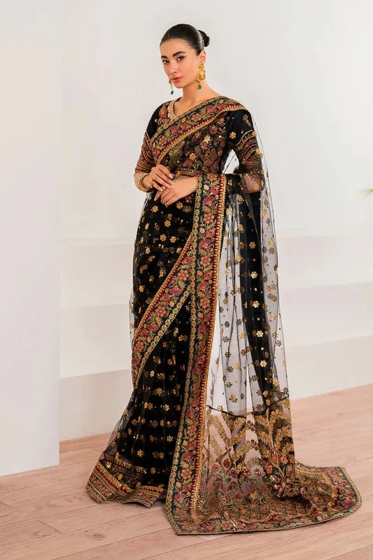 Baroque Formal Collection Black Silk – view 1 – Poshaq