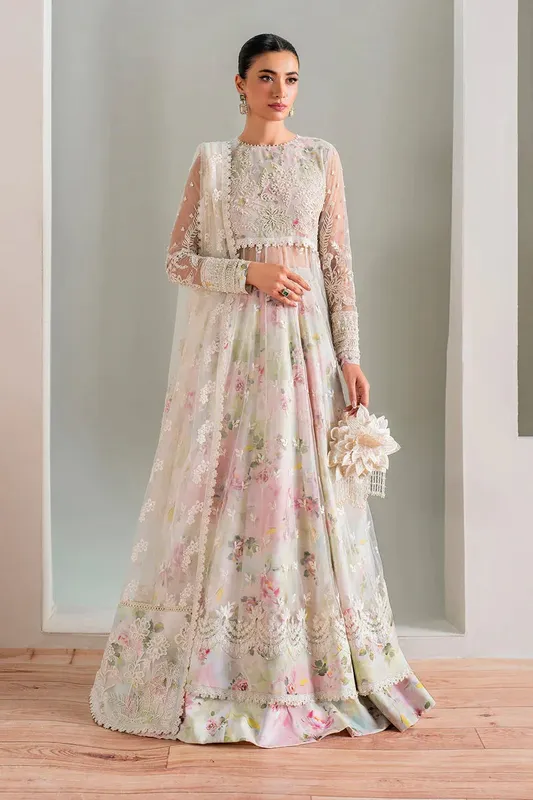 Baroque Formal Collection Off White Organza – view 1 – Poshaq