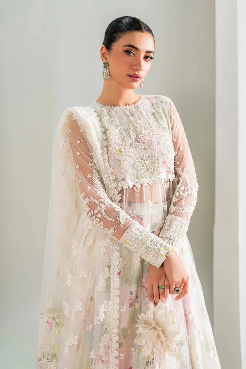 Baroque Formal Collection Off White Organza – view 3 – Poshaq