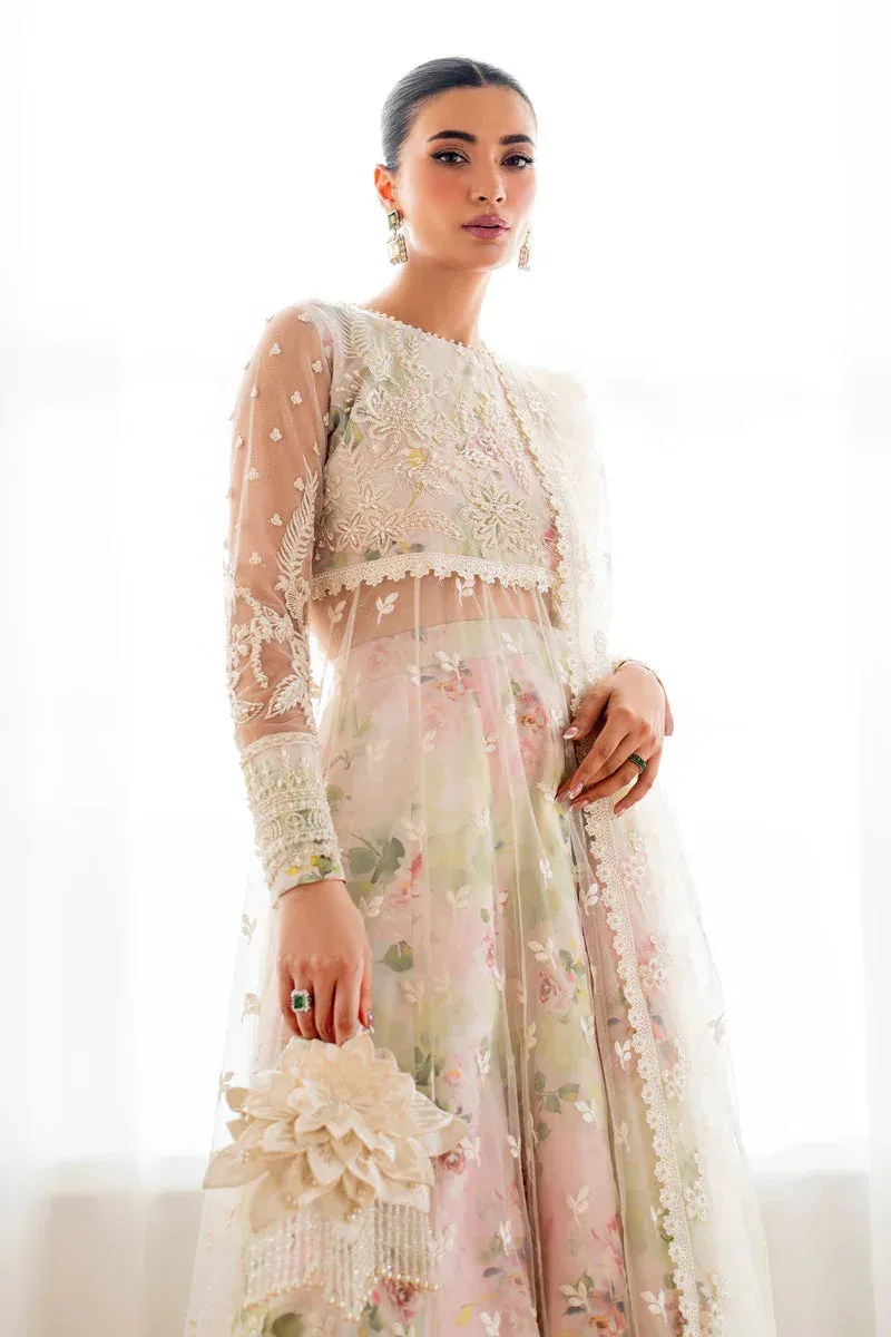 Baroque Formal Collection Off White Organza – view 4 – Poshaq