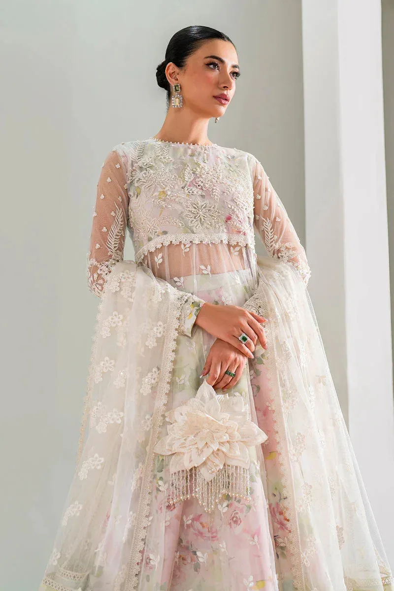 Baroque Formal Collection Off White Organza – view 5 – Poshaq