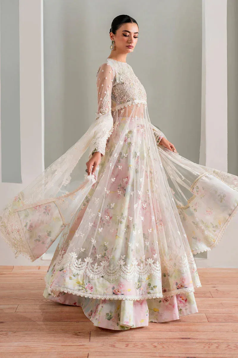 Baroque Formal Collection Off White Organza – view 6 – Poshaq