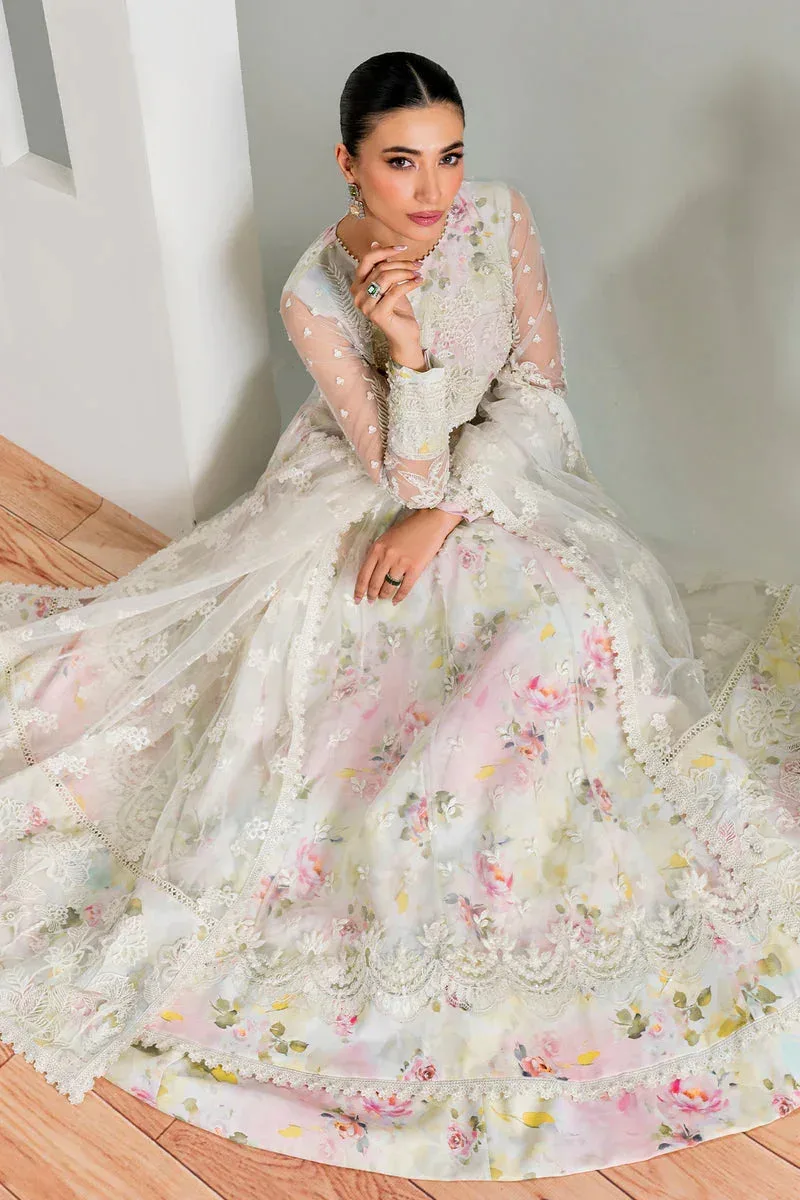 Baroque Formal Collection Off White Organza – view 7 – Poshaq