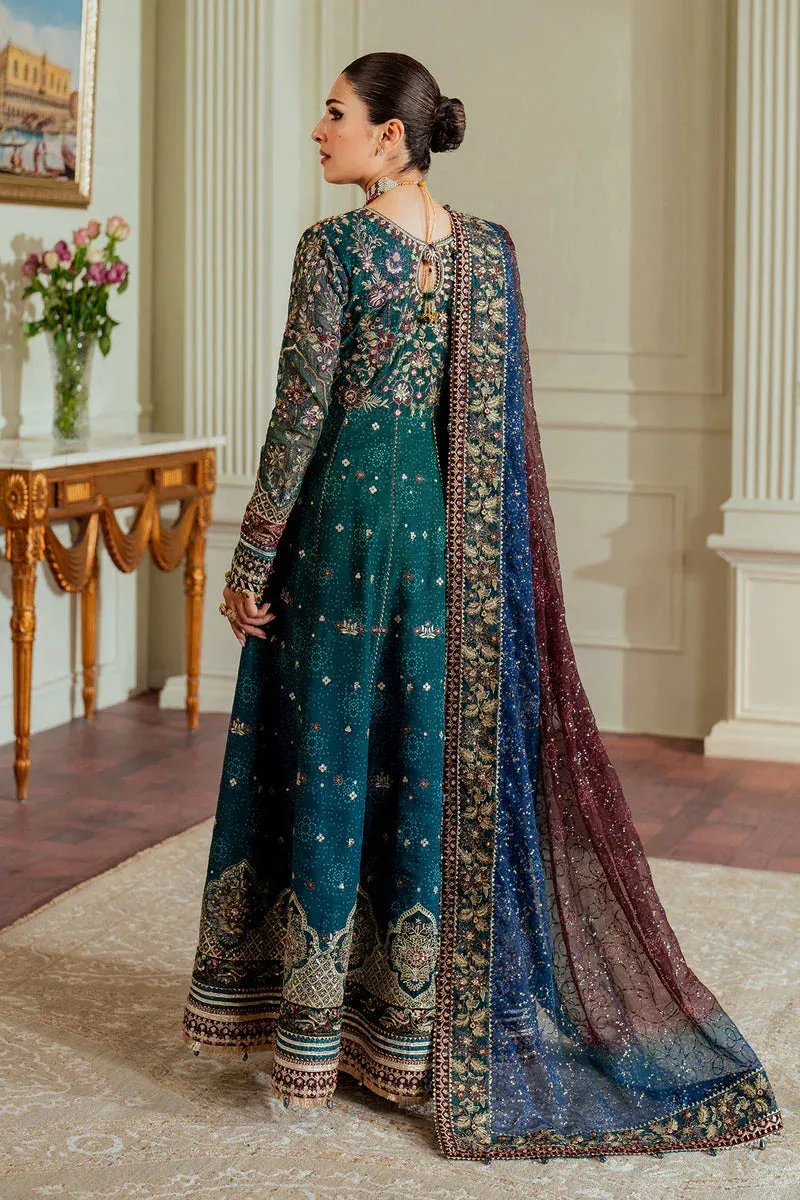 Baroque Chantelle 24 Teal Organza – view 7 – Poshaq