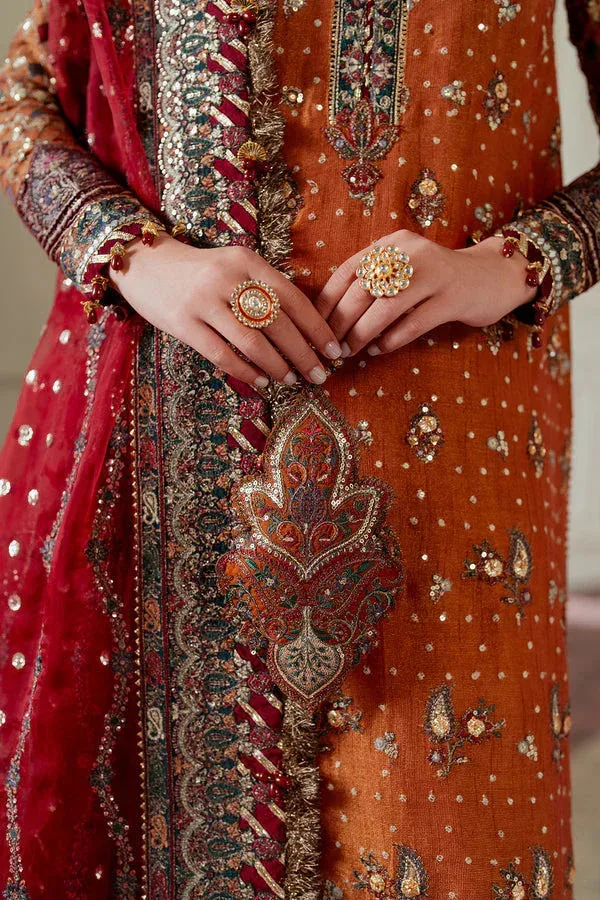 Baroque Chantelle 24 Burnt Orange Organza – view 11 – Poshaq