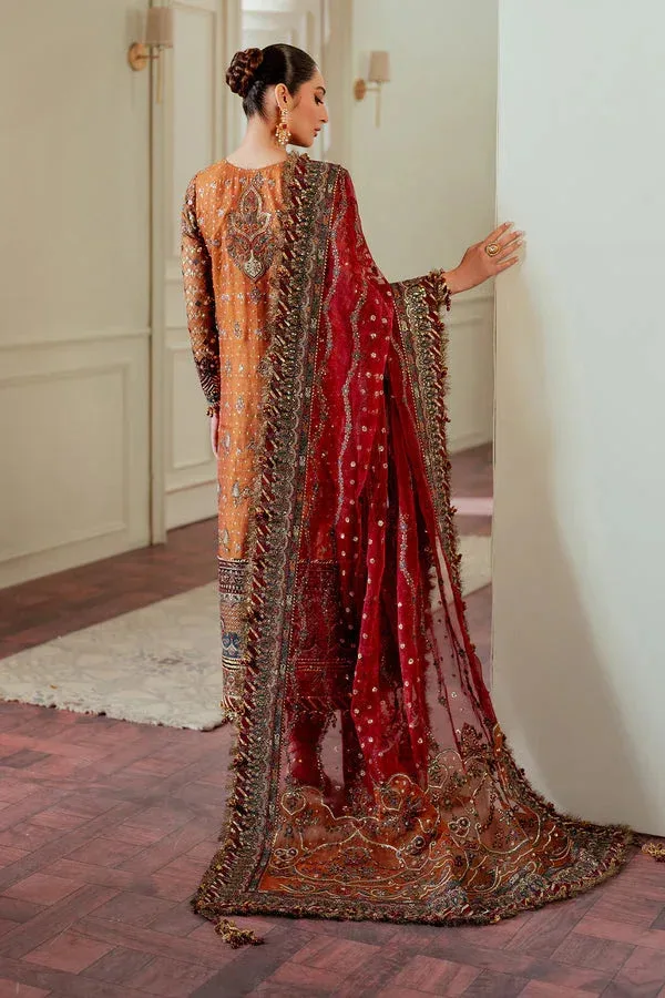 Baroque Chantelle 24 Burnt Orange Organza – view 16 – Poshaq
