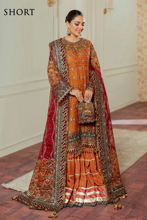 Baroque Chantelle 24 Burnt Orange Organza – view 5 – Poshaq