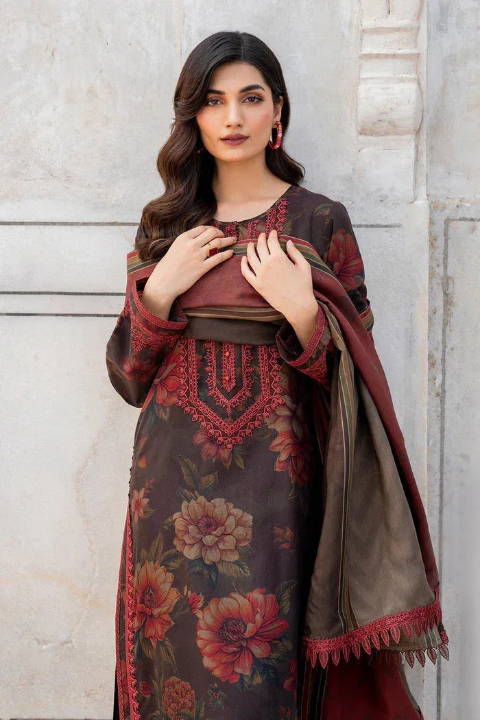 Baroque Luxury Pret 24 Rich Bowen Viscose – view 3 – Poshaq
