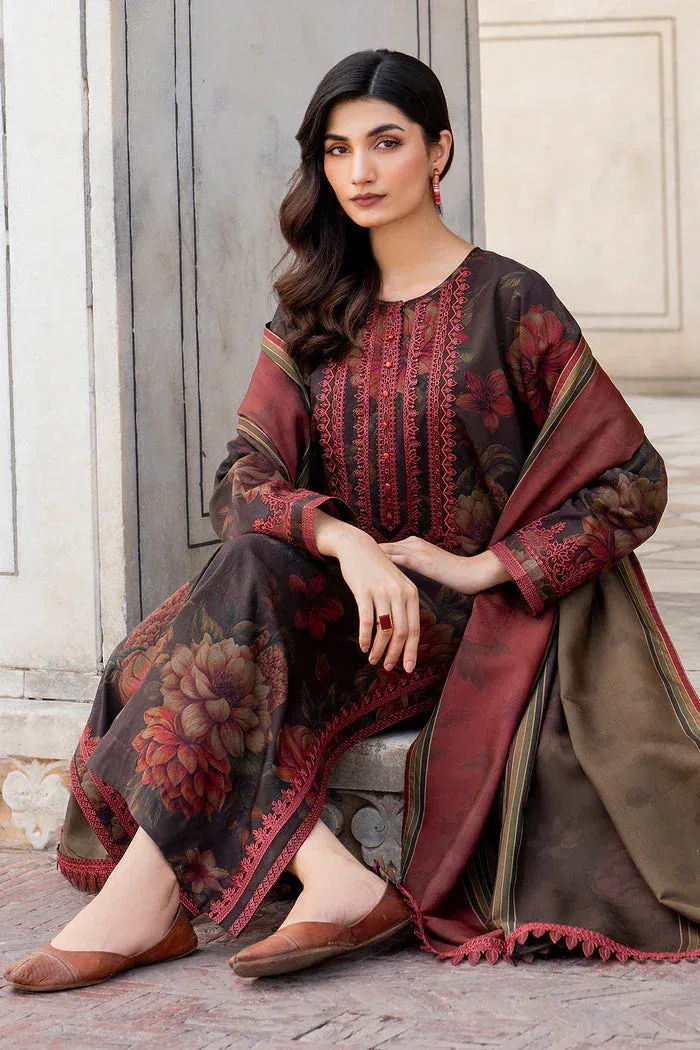 Baroque Luxury Pret 24 Rich Bowen Viscose – view 4 – Poshaq