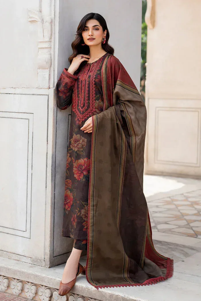 Baroque Luxury Pret 24 Rich Bowen Viscose – view 5 – Poshaq