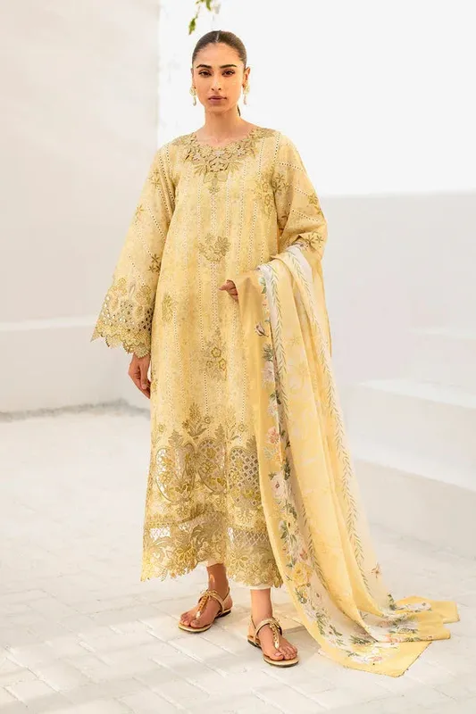 Baroque Luxury Pret 24 Organza – view 1 – Poshaq