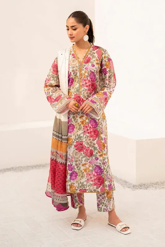 Baroque Luxury Pret 24 Organza – view 1 – Poshaq