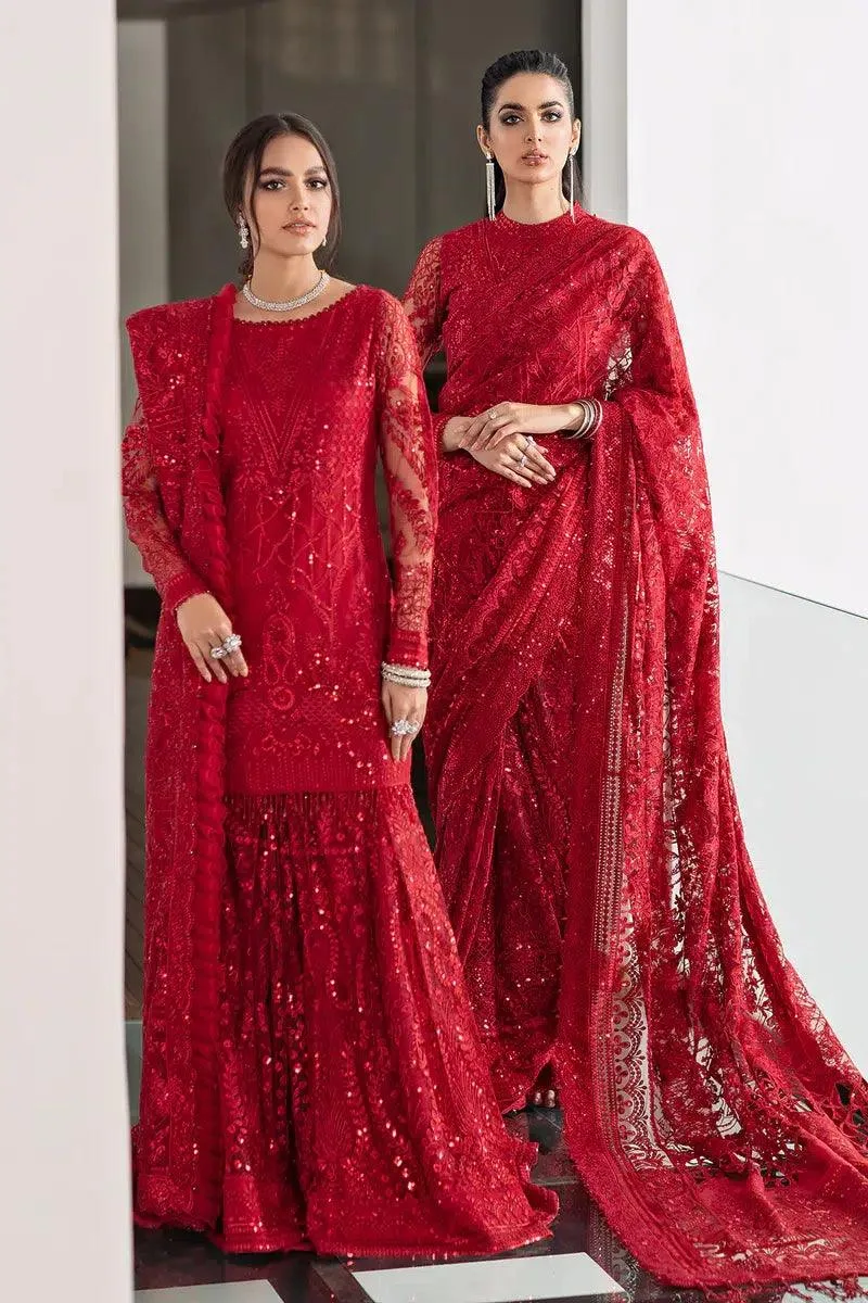 Baroque Chantelle 23 Red Silk – view 1 – Poshaq