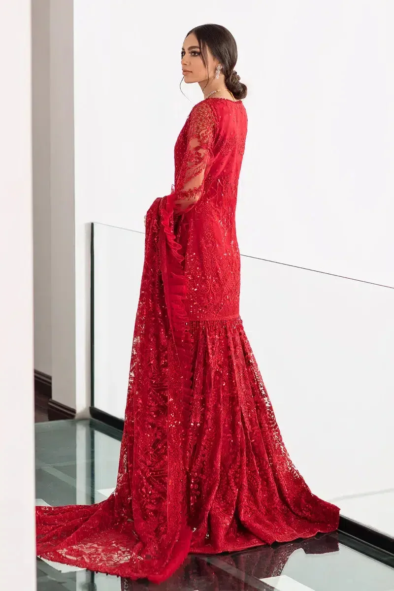 Baroque Chantelle 23 Red Silk – view 5 – Poshaq