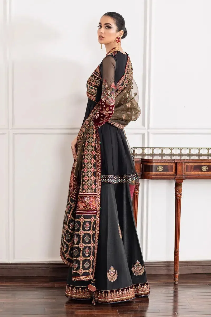 Baroque Chantelle 23 Black Organza – view 5 – Poshaq
