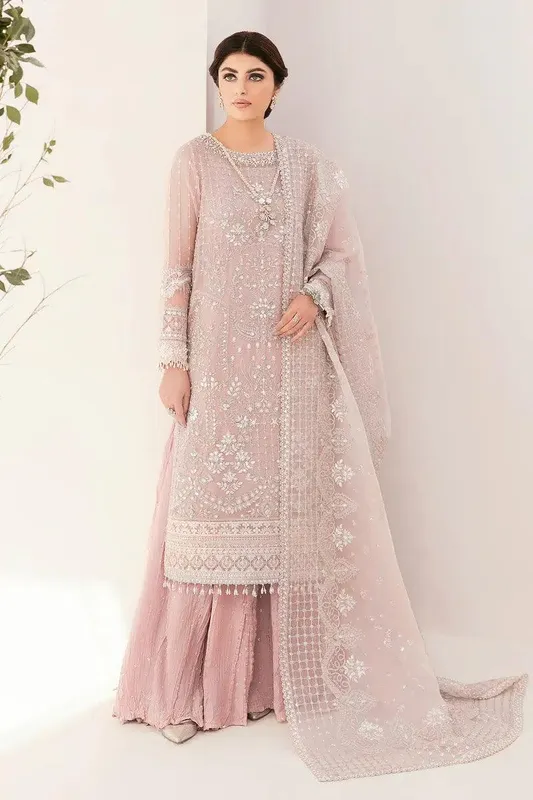Baroque Chantelle 23 Pink Organza – view 1 – Poshaq