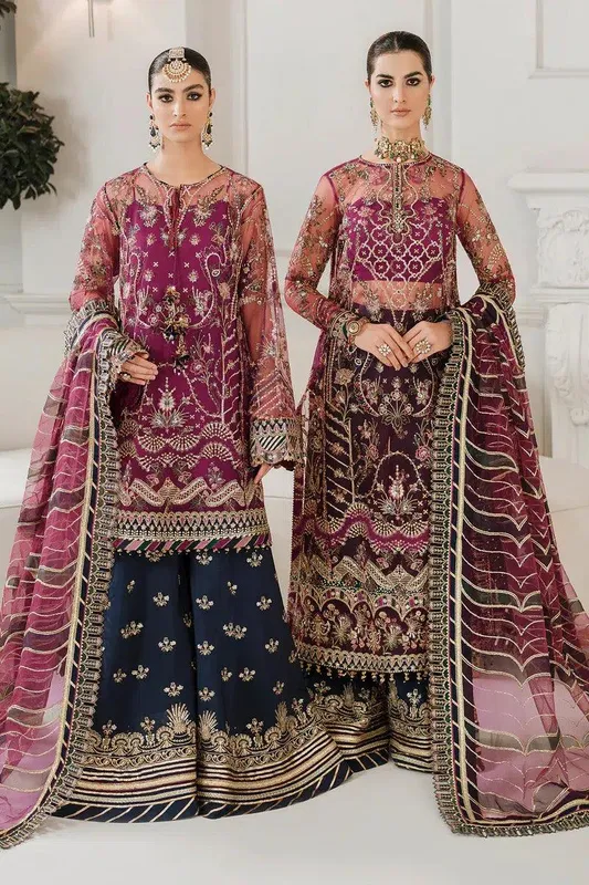 Baroque Chantelle 23 Magenta Silk – view 1 – Poshaq