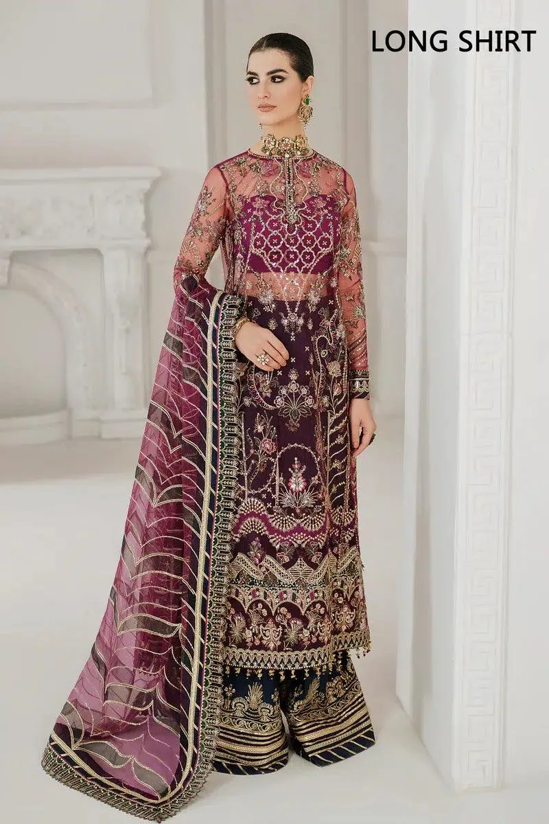 Baroque Chantelle 23 Magenta Silk – view 3 – Poshaq