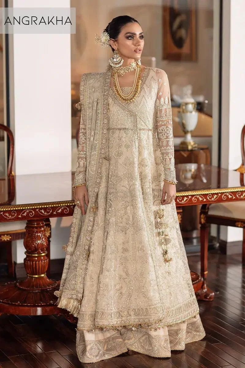 Baroque Chantelle 23 Off White Silk – view 2 – Poshaq