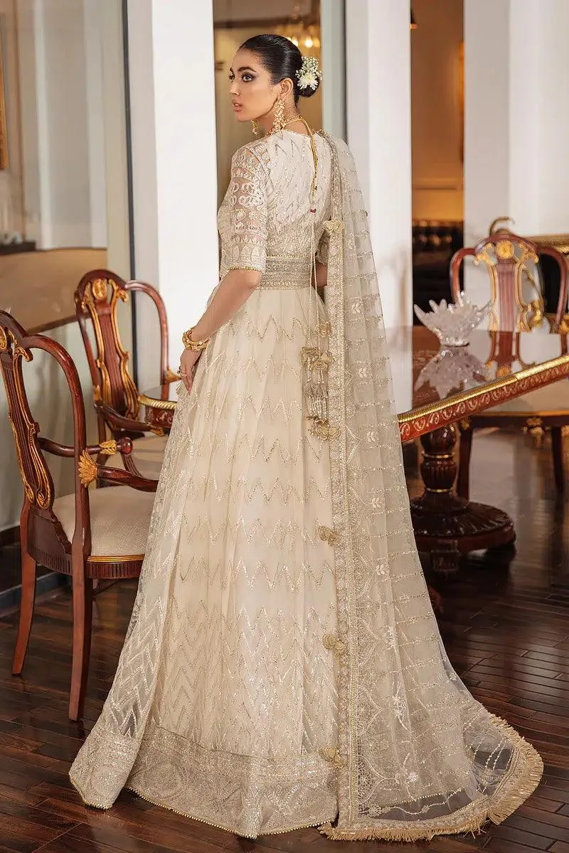 Baroque Chantelle 23 Off White Silk – view 5 – Poshaq