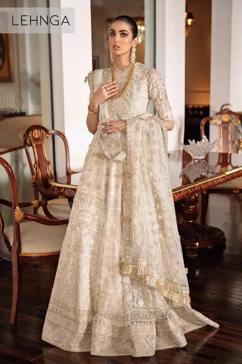 Baroque Chantelle 23 Off White Silk – view 6 – Poshaq