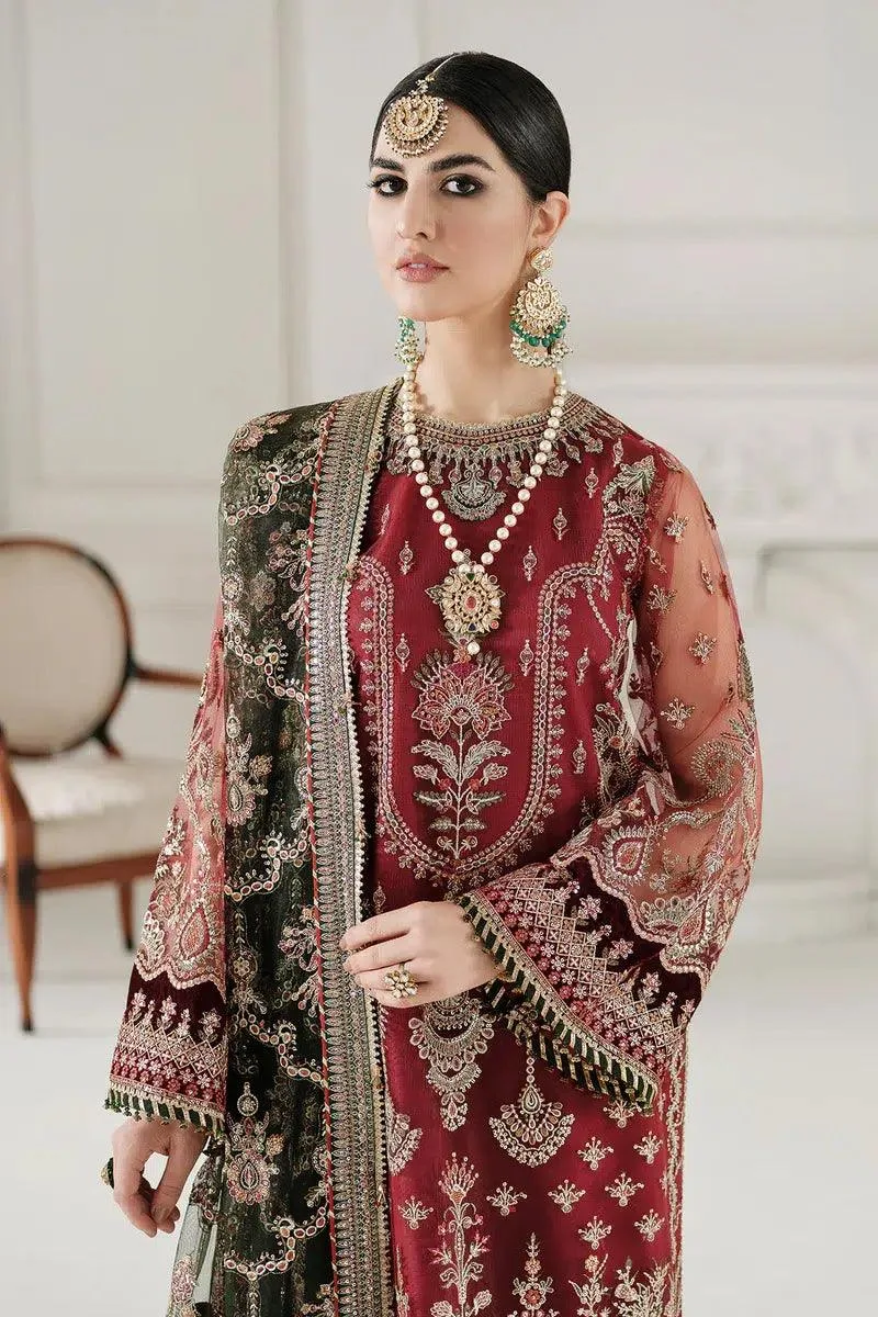 Baroque Chantelle 23 Maroon Velvet – view 7 – Poshaq
