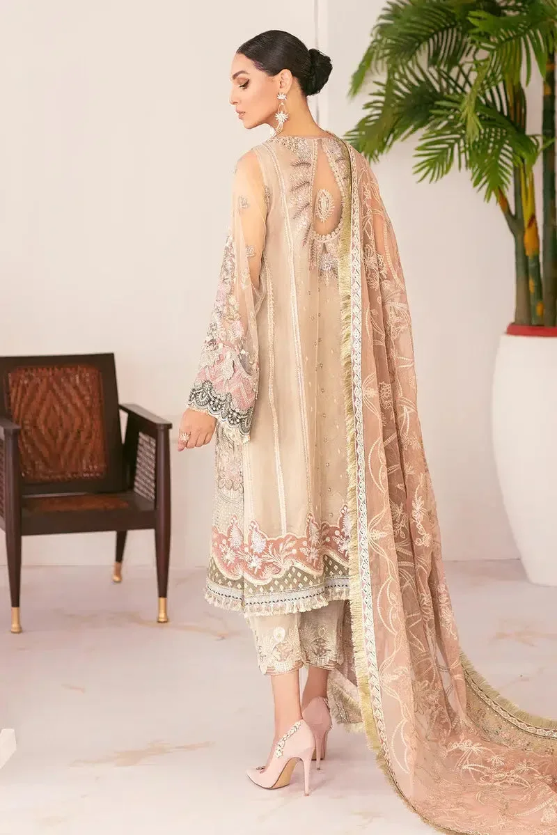 Baroque Chantelle 23 Beige Organza – view 4 – Poshaq