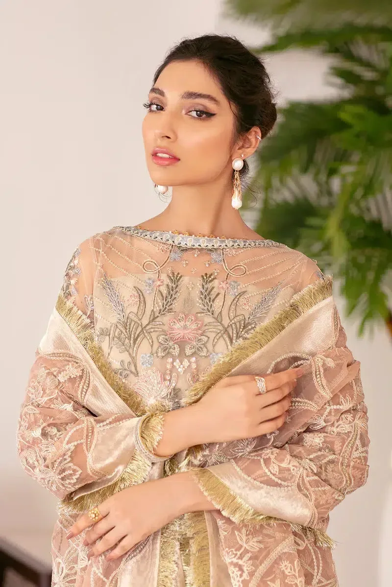 Baroque Chantelle 23 Beige Organza – view 7 – Poshaq