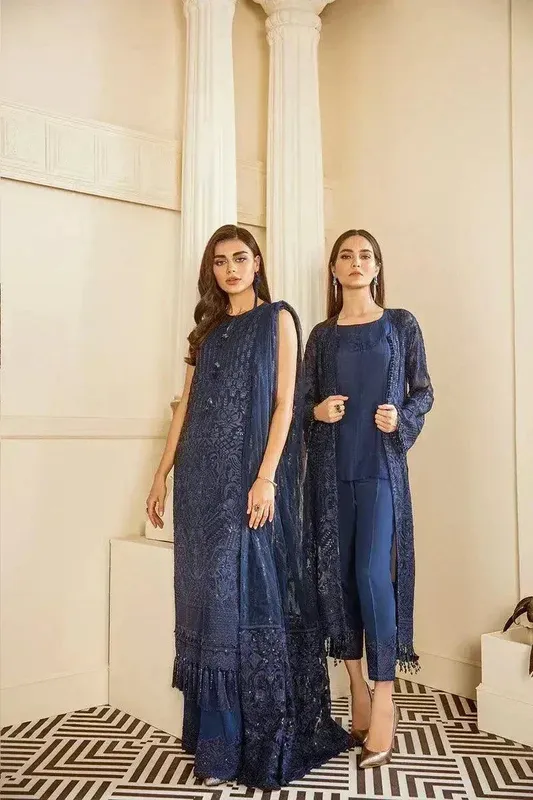 Baroque Chantelle 23 Blue Chiffon – view 1 – Poshaq