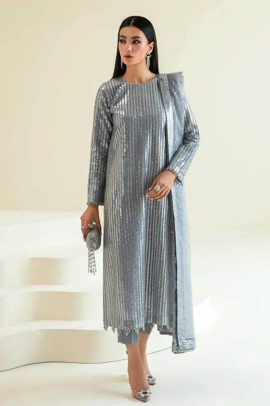Baroque Formals Collection Grey Grip – view 1 – Poshaq