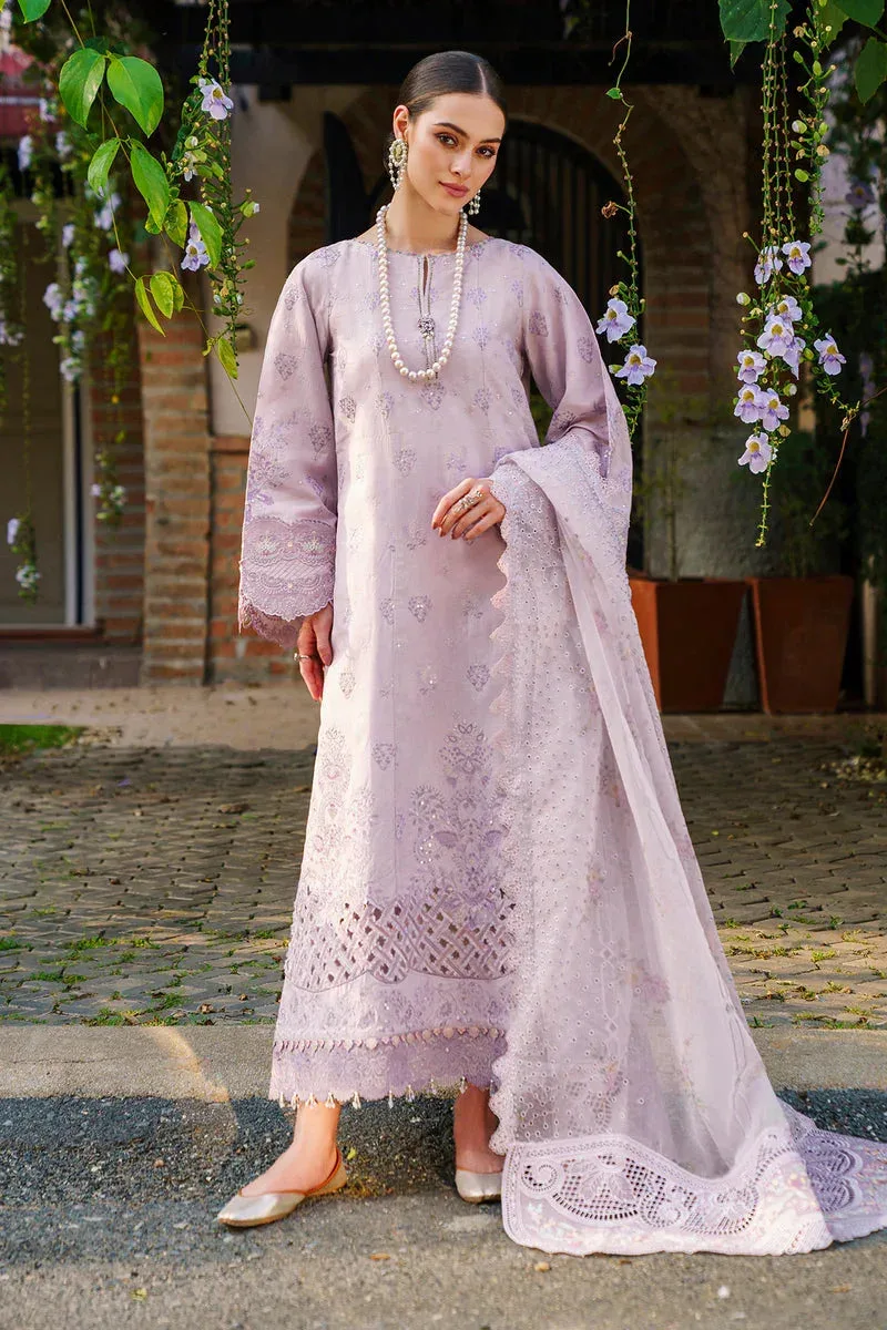 Baroque Swiss Lawn 24 Pink Organza – view 5 – Poshaq