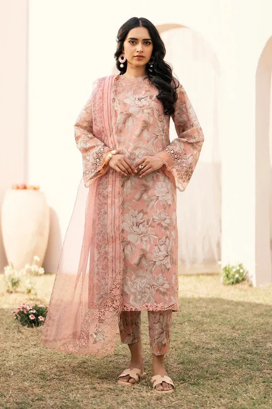 Baroque Luxury Pret 24 Organza – view 1 – Poshaq