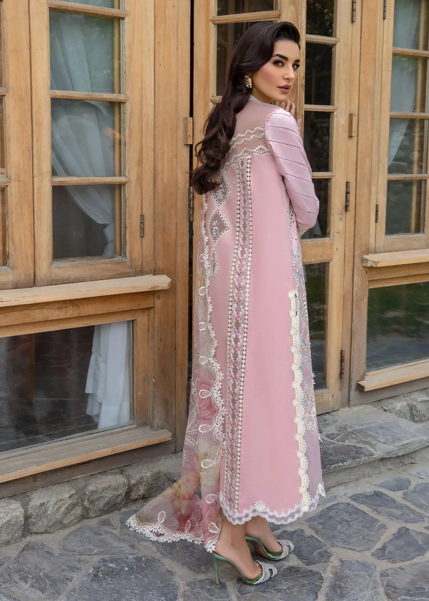 Crimson Lawn 2024 Pink Cotton – view 2 – Poshaq