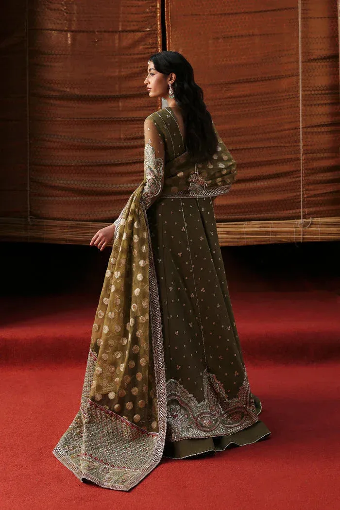Ayzel Kaashvi Wedding Formals 25 Silver Raw Silk – view 2 – Poshaq