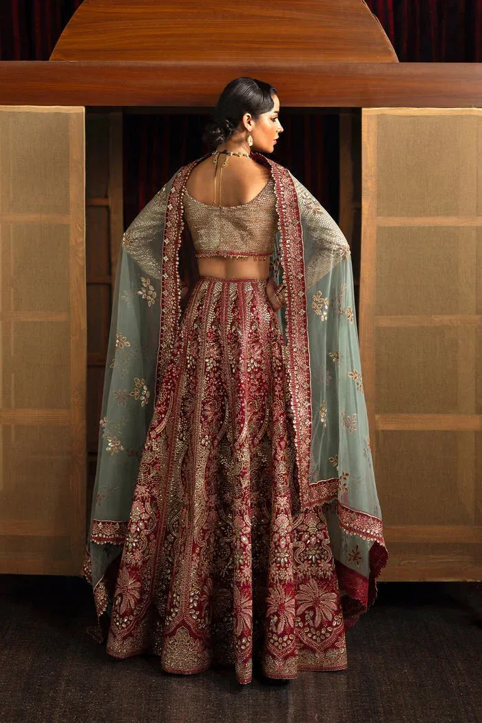 Ayzel Kaashvi Wedding Formals 25 Silver Raw Silk – view 2 – Poshaq