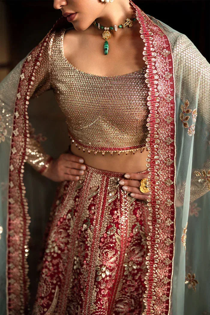 Ayzel Kaashvi Wedding Formals 25 Silver Raw Silk – view 3 – Poshaq