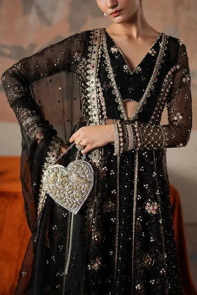 Ayzel Solaris Wedding Formals 25 Black Organza – view 3 – Poshaq