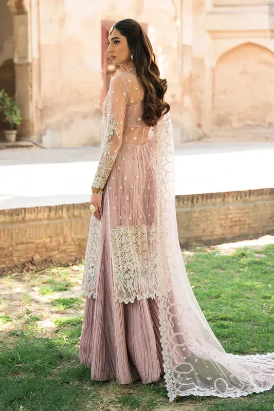 Ayzel Wedding Formals Pink Raw Silk – view 1 – Poshaq